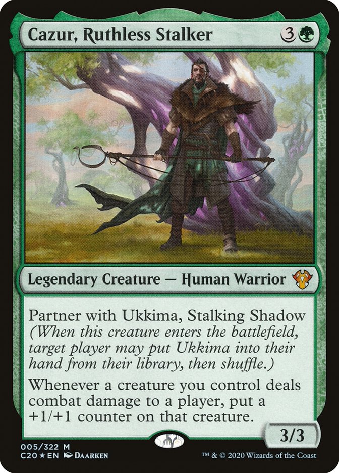 Cazur, Ruthless Stalker [Commander 2020] | Fandemonia Ltd