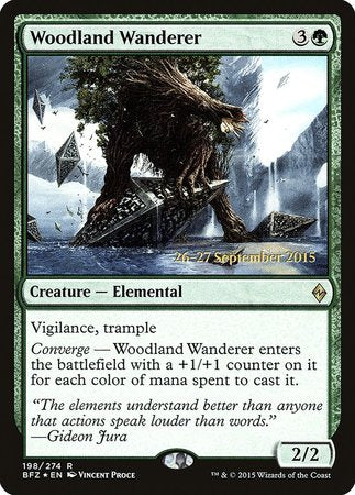 Woodland Wanderer [Battle for Zendikar Promos] | Fandemonia Ltd