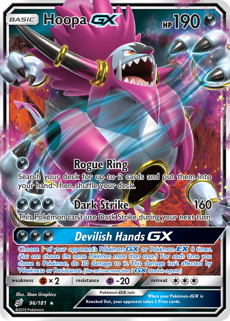 Hoopa GX (96/181) [Sun & Moon: Team Up] | Fandemonia Ltd