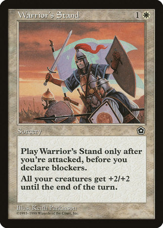 Warrior's Stand [Portal Second Age] | Fandemonia Ltd