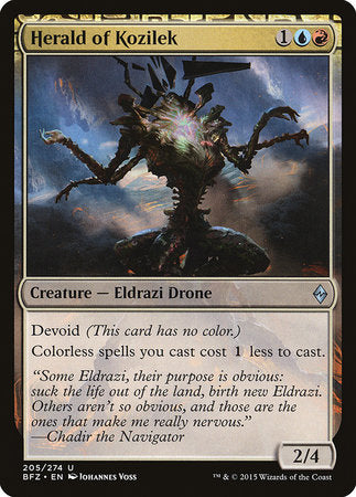 Herald of Kozilek [Battle for Zendikar] | Fandemonia Ltd