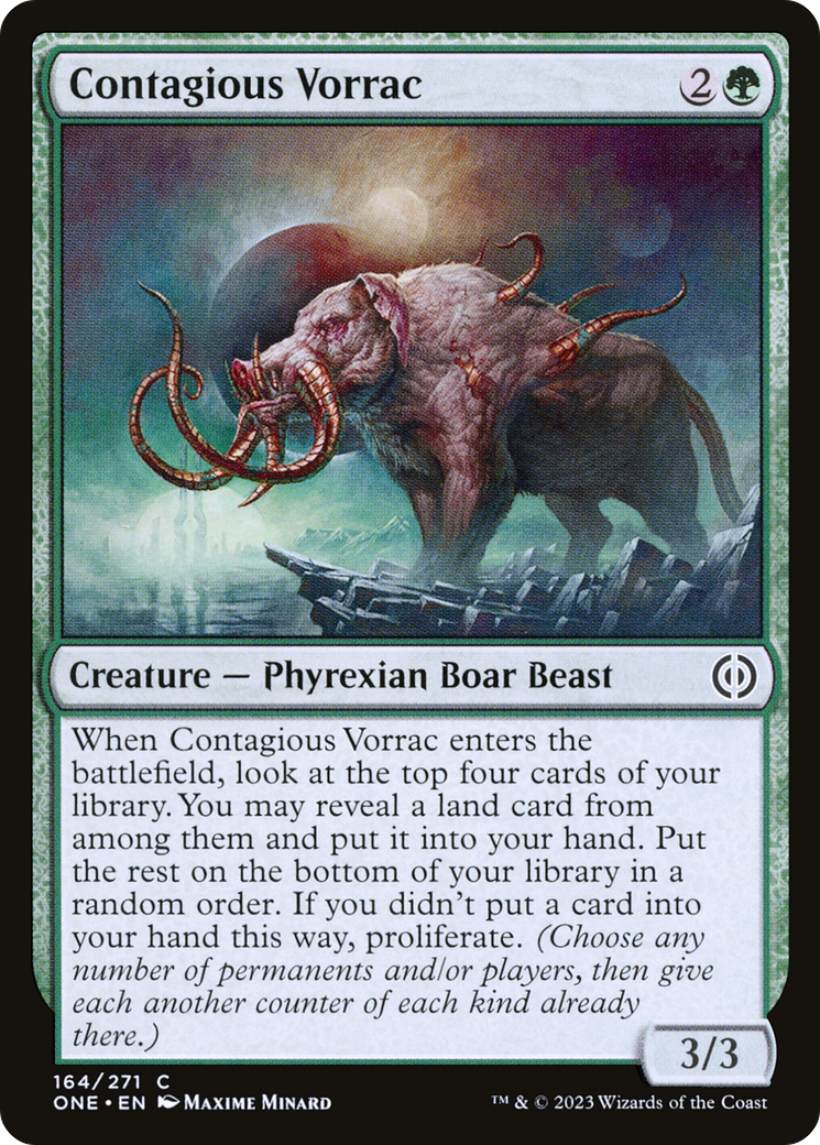 Contagious Vorrac [Phyrexia: All Will Be One] | Fandemonia Ltd