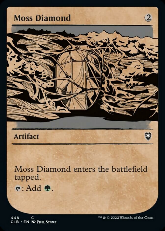 Moss Diamond (Showcase) [Commander Legends: Battle for Baldur's Gate] | Fandemonia Ltd