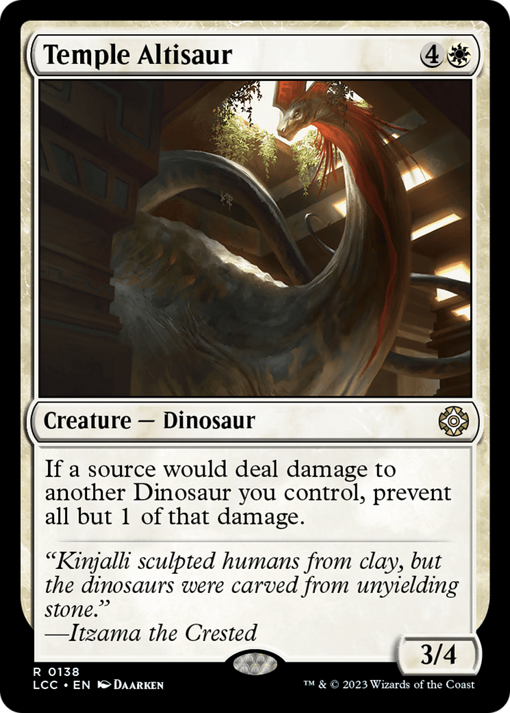 Temple Altisaur [The Lost Caverns of Ixalan Commander] | Fandemonia Ltd