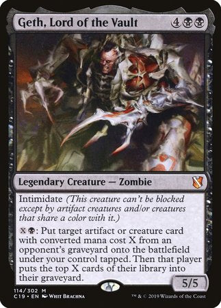 Geth, Lord of the Vault [Commander 2019] | Fandemonia Ltd