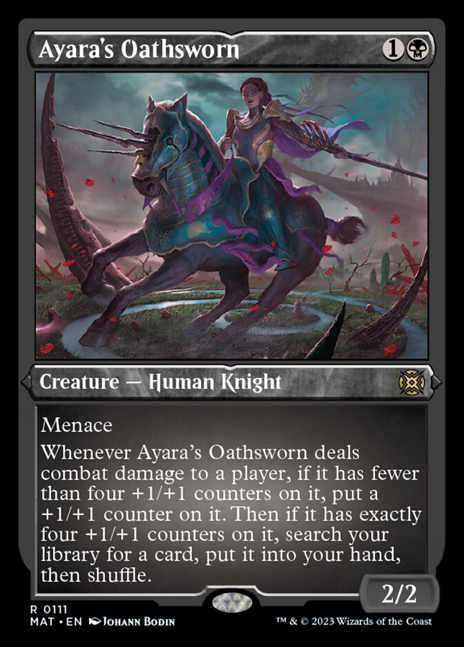 Ayara's Oathsworn (Foil Etched) [March of the Machine: The Aftermath] | Fandemonia Ltd