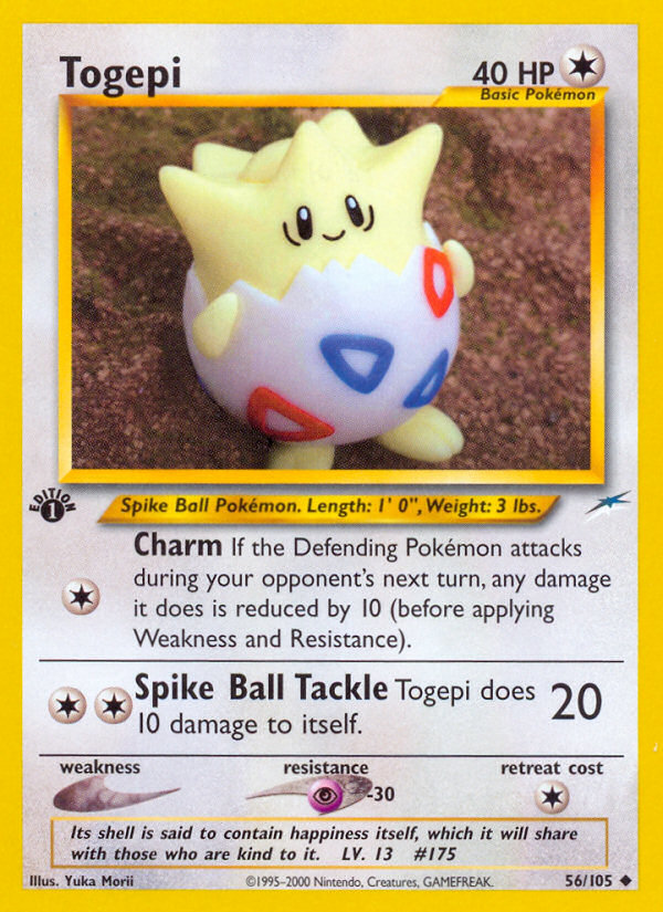 Togepi (56/105) [Neo Destiny 1st Edition] | Fandemonia Ltd