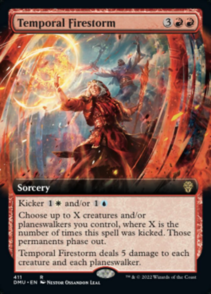 Temporal Firestorm (Extended Art) [Dominaria United] | Fandemonia Ltd
