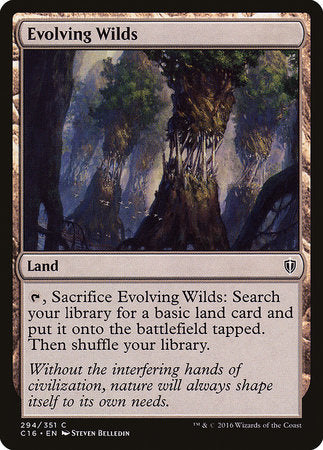 Evolving Wilds [Commander 2016] | Fandemonia Ltd