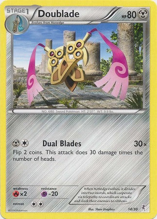 Doublade (14/30) [XY: Trainer Kit 1 - Bisharp] | Fandemonia Ltd