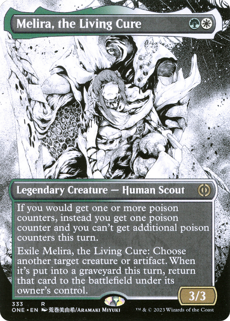 Melira, the Living Cure (Borderless Manga) [Phyrexia: All Will Be One] | Fandemonia Ltd