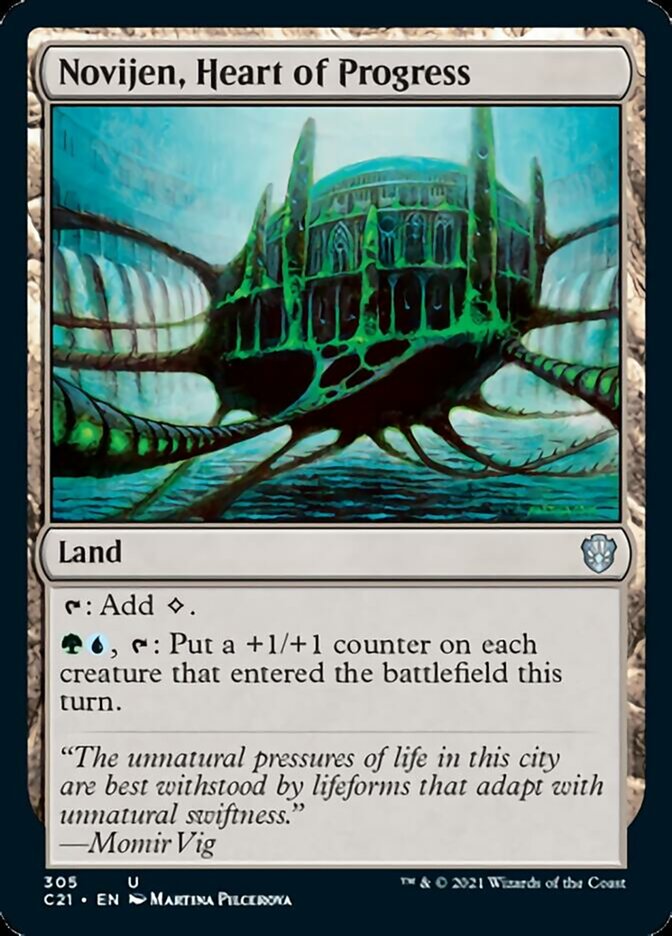 Novijen, Heart of Progress [Commander 2021] | Fandemonia Ltd
