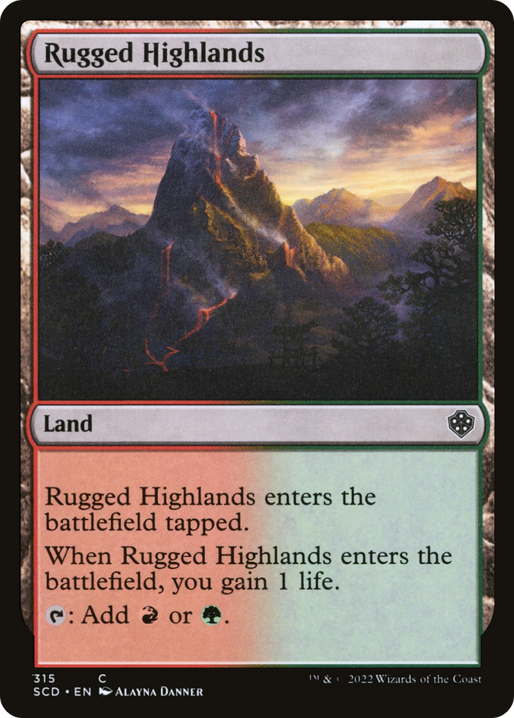 Rugged Highlands [Starter Commander Decks] | Fandemonia Ltd
