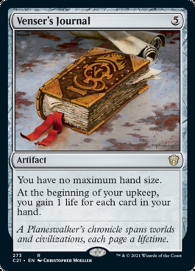Venser's Journal [Commander 2021] | Fandemonia Ltd