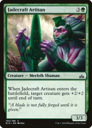 Jadecraft Artisan [Rivals of Ixalan] | Fandemonia Ltd