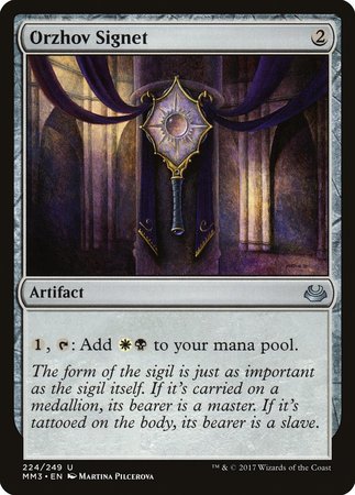 Orzhov Signet [Modern Masters 2017] | Fandemonia Ltd
