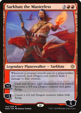 Sarkhan the Masterless [War of the Spark] | Fandemonia Ltd