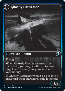 Covetous Castaway // Ghostly Castigator [Innistrad: Double Feature] | Fandemonia Ltd