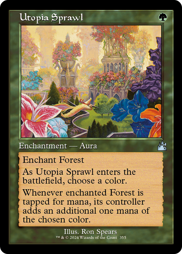 Utopia Sprawl (Retro Frame) [Ravnica Remastered] | Fandemonia Ltd