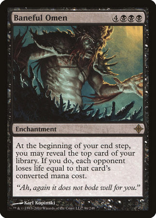 Baneful Omen [Rise of the Eldrazi] | Fandemonia Ltd