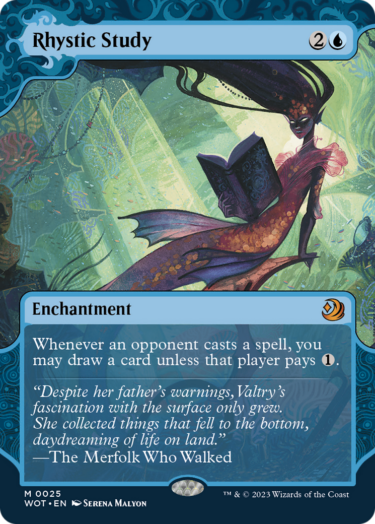 Rhystic Study [Wilds of Eldraine: Enchanting Tales] | Fandemonia Ltd