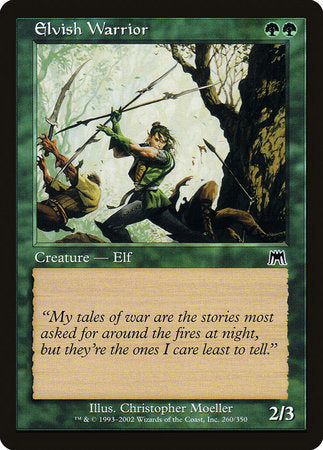 Elvish Warrior [Onslaught] | Fandemonia Ltd