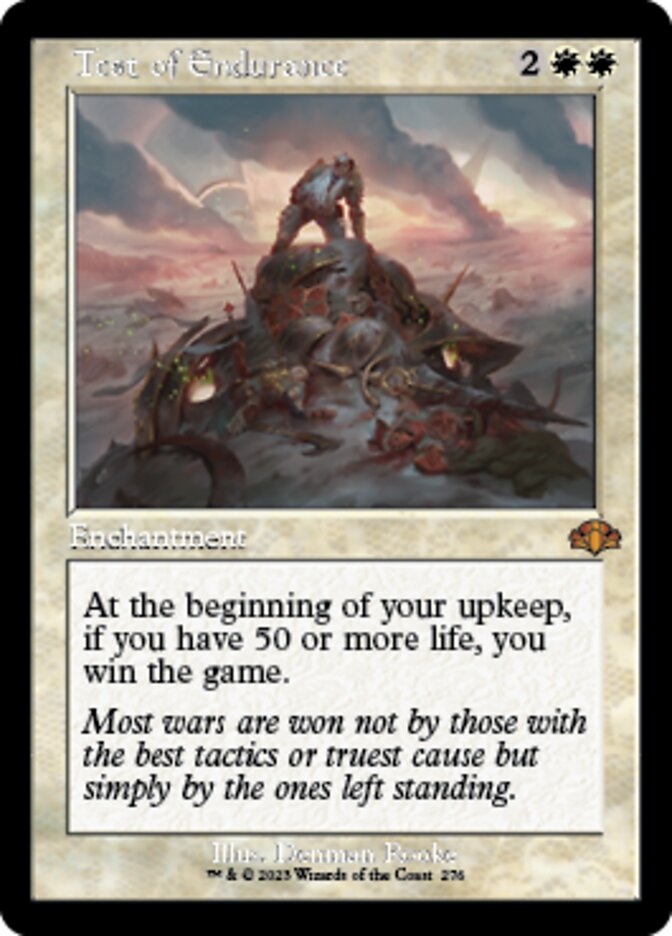 Test of Endurance (Retro) [Dominaria Remastered] | Fandemonia Ltd
