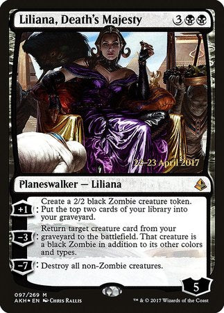 Liliana, Death's Majesty [Amonkhet Promos] | Fandemonia Ltd