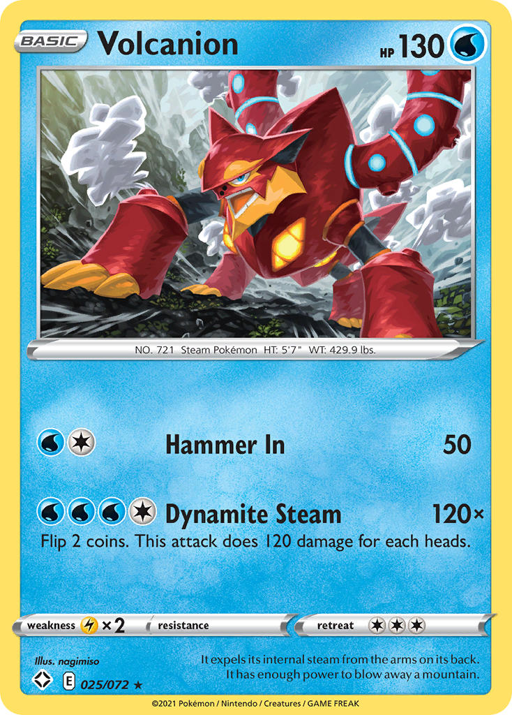 Volcanion (025/072) [Sword & Shield: Shining Fates] | Fandemonia Ltd