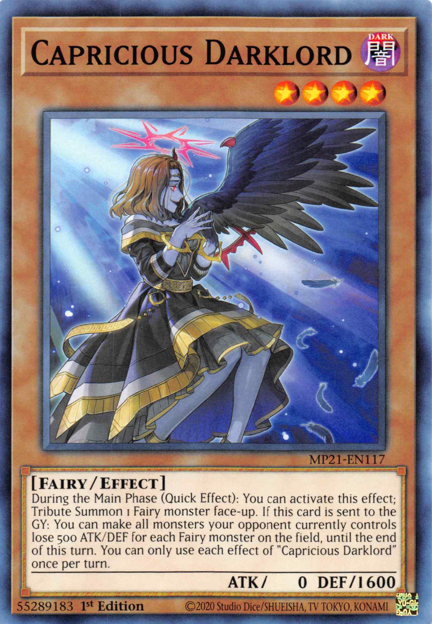 Capricious Darklord [MP21-EN117] Common | Fandemonia Ltd