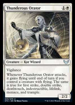 Thunderous Orator [Strixhaven: School of Mages] | Fandemonia Ltd