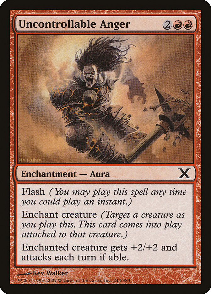 Uncontrollable Anger [Tenth Edition] | Fandemonia Ltd