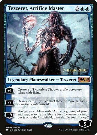 Tezzeret, Artifice Master [Core Set 2019 Promos] | Fandemonia Ltd