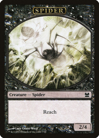 Spider Token (Black) [Modern Masters Tokens] | Fandemonia Ltd