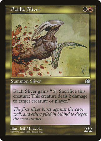 Acidic Sliver [Stronghold] | Fandemonia Ltd