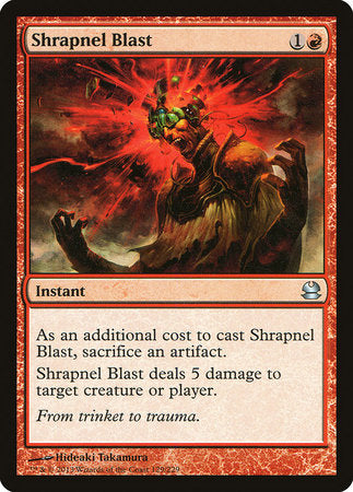 Shrapnel Blast [Modern Masters] | Fandemonia Ltd