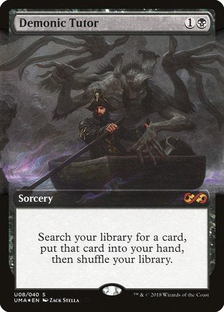 Demonic Tutor [Ultimate Box Topper] | Fandemonia Ltd
