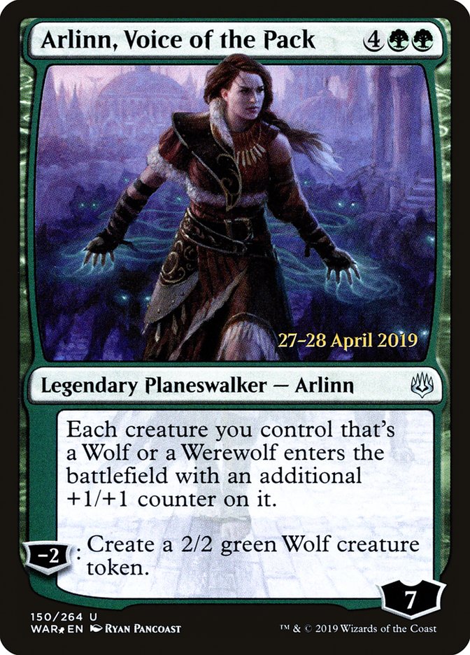 Arlinn, Voice of the Pack  [War of the Spark Prerelease Promos] | Fandemonia Ltd