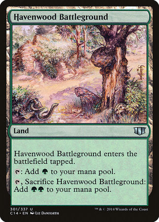 Havenwood Battleground [Commander 2014] | Fandemonia Ltd