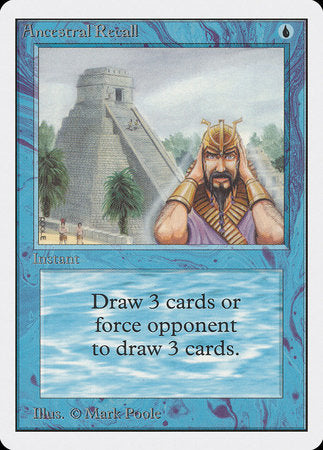 Ancestral Recall [Unlimited Edition] | Fandemonia Ltd
