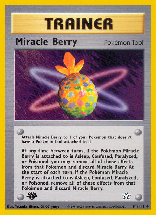 Miracle Berry (94/111) [Neo Genesis 1st Edition] | Fandemonia Ltd