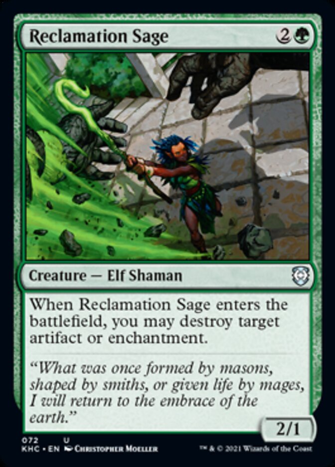 Reclamation Sage [Kaldheim Commander] | Fandemonia Ltd