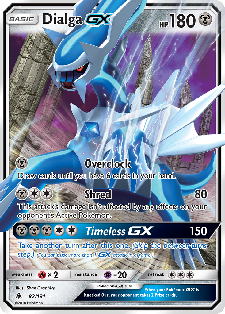 Dialga GX (82/131) [Sun & Moon: Forbidden Light] | Fandemonia Ltd