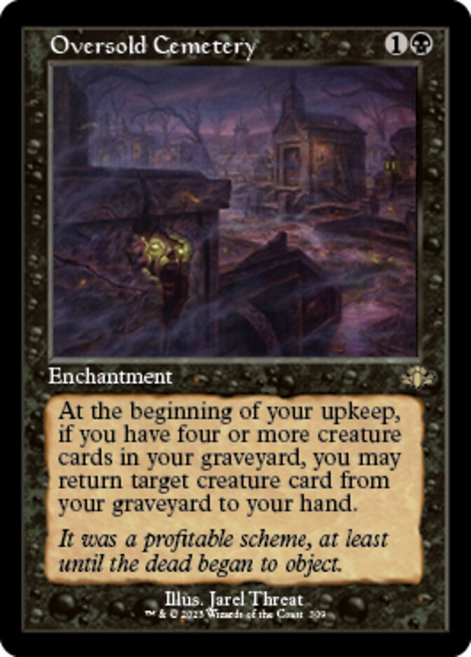 Oversold Cemetery (Retro) [Dominaria Remastered] | Fandemonia Ltd