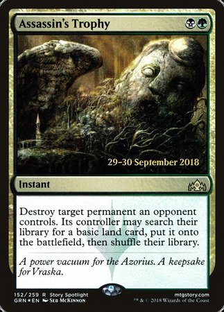 Assassin's Trophy [Guilds of Ravnica Promos] | Fandemonia Ltd