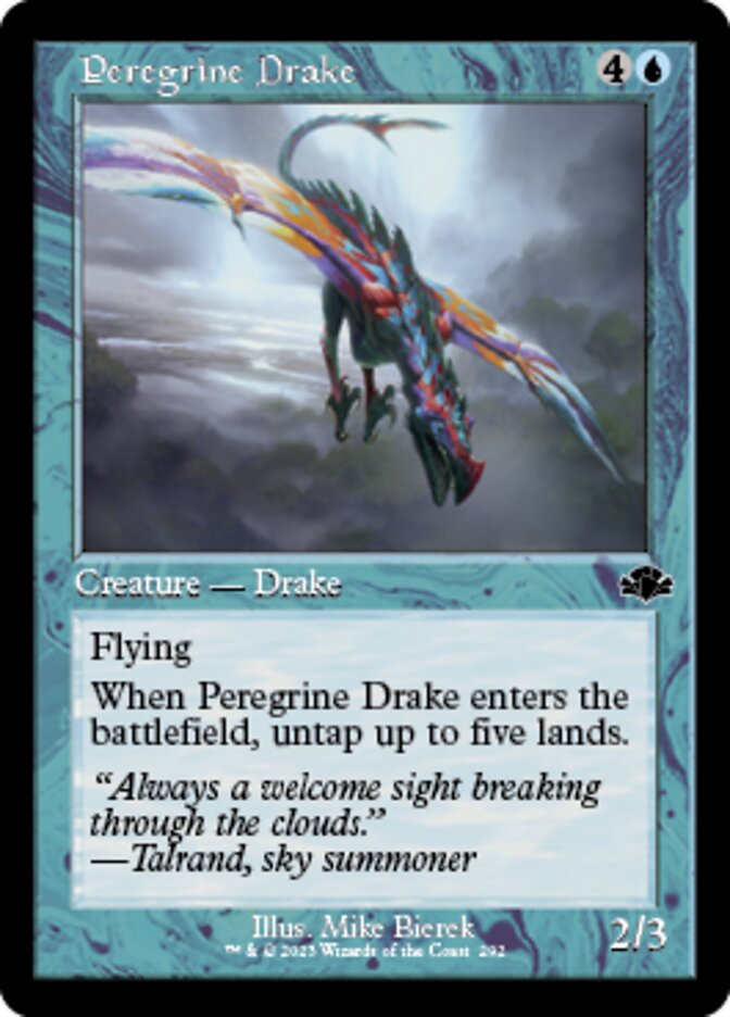 Peregrine Drake (Retro) [Dominaria Remastered] | Fandemonia Ltd