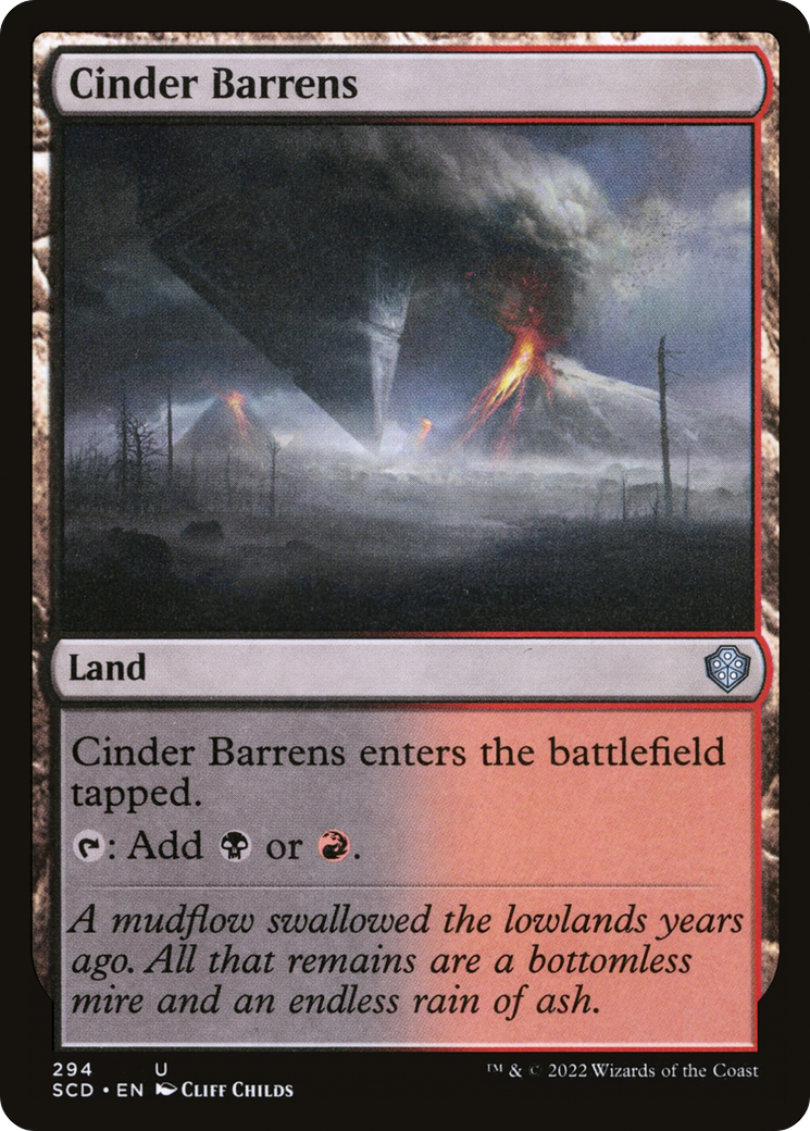 Cinder Barrens [Starter Commander Decks] | Fandemonia Ltd