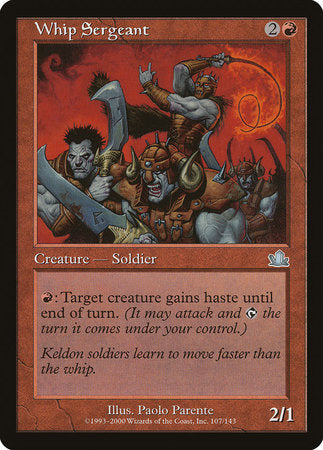 Whip Sergeant [Prophecy] | Fandemonia Ltd