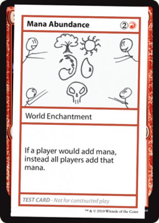 Mana Abundance (2021 Edition) [Mystery Booster Playtest Cards] | Fandemonia Ltd