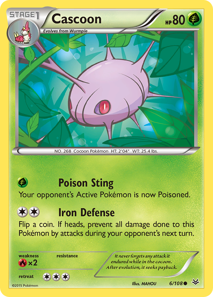 Cascoon (6/108) [XY: Roaring Skies] | Fandemonia Ltd